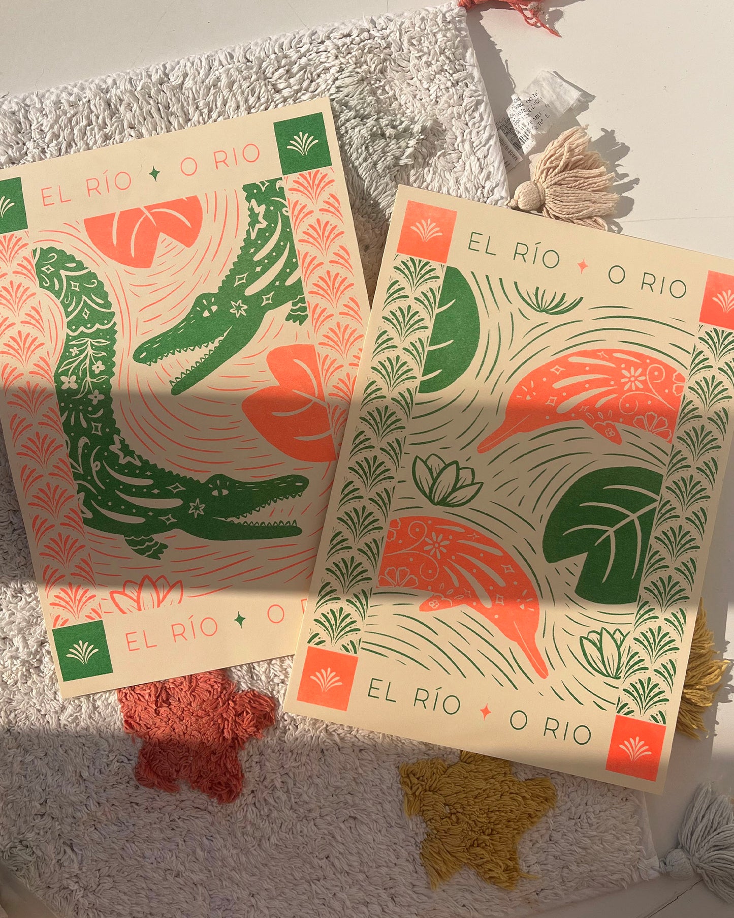 El Río ✧ Jacaré-açu | Art Risograph Print