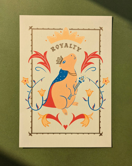 Capybara Royalty |  Art Print