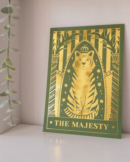 The Majesty | Gold Foil Art Print