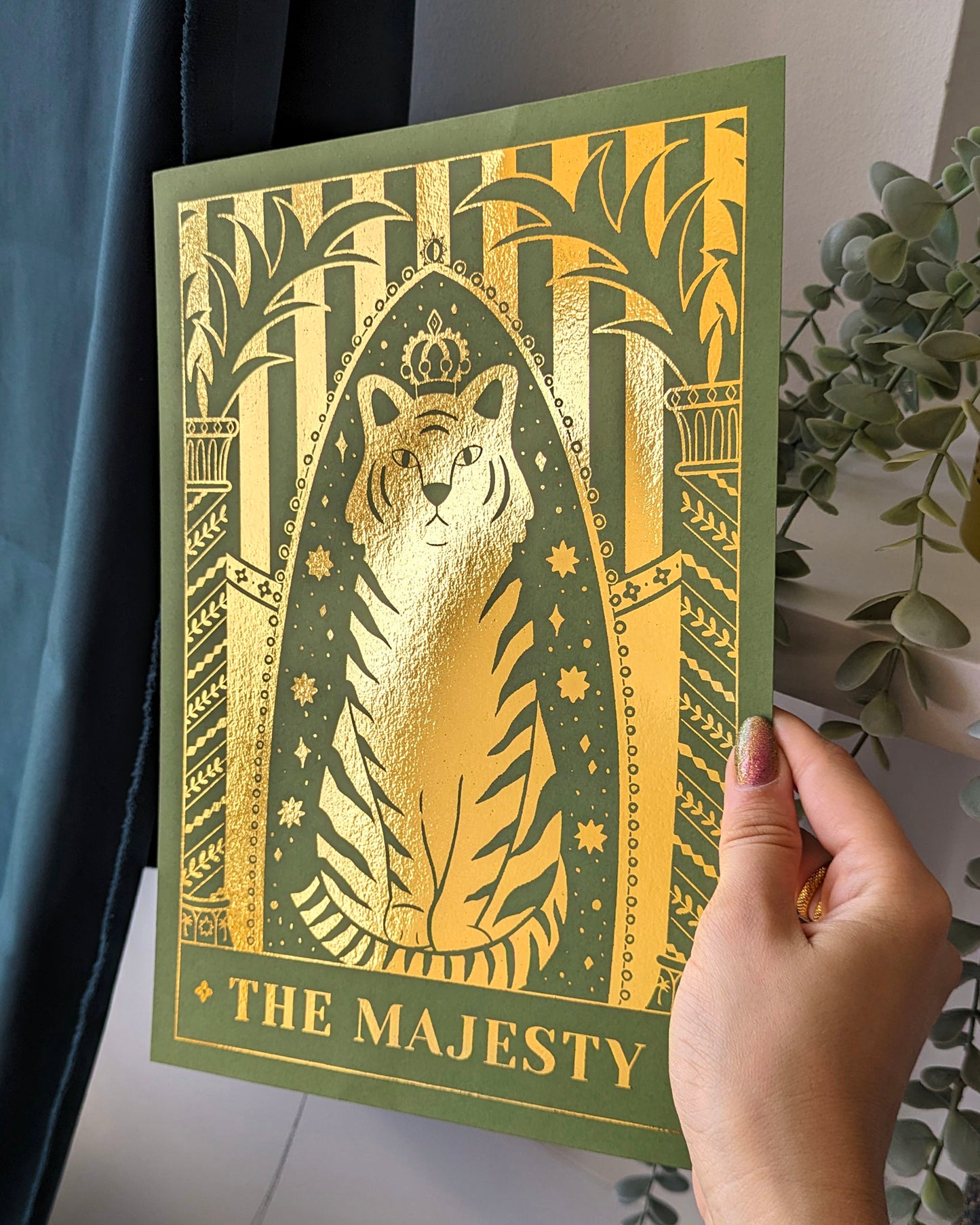 The Majesty | Gold Foil Art Print